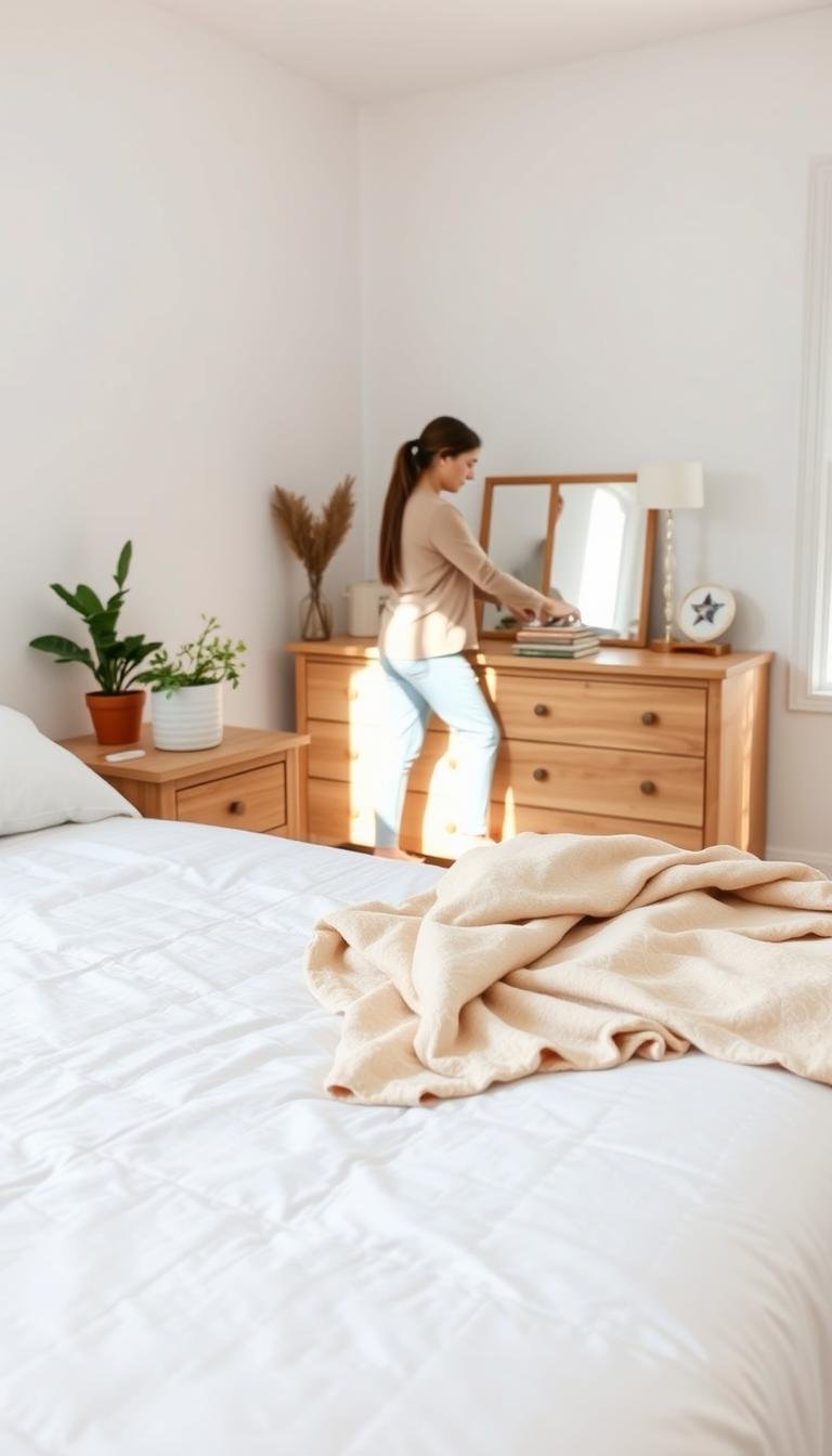 Bedroom Daily Tidy Routine